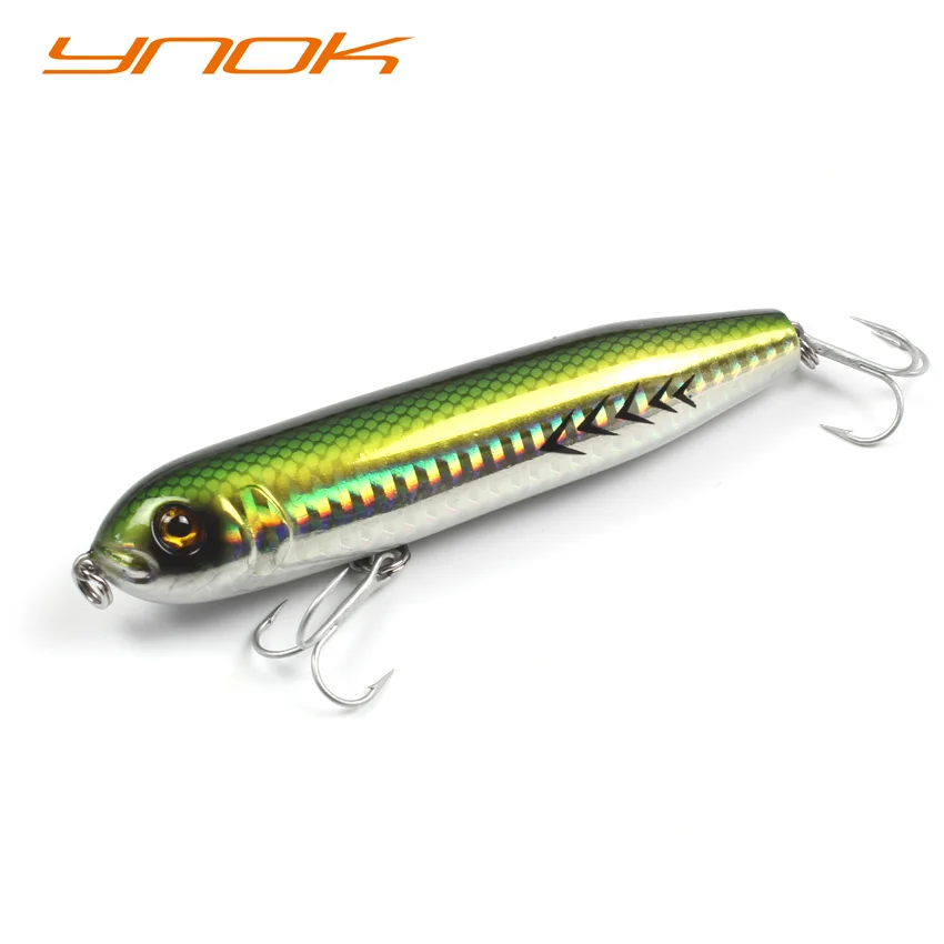 

102mm/19g Top Water Fishing Lures Pencil Bait with VMC Hooks PEN102
