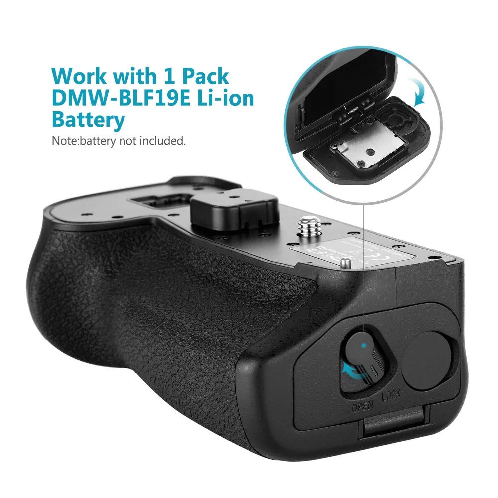 Neewer Аккумуляторная рукоятка совместимая с камерой Panasonic Lumix G9 Замена для DMW BGG9