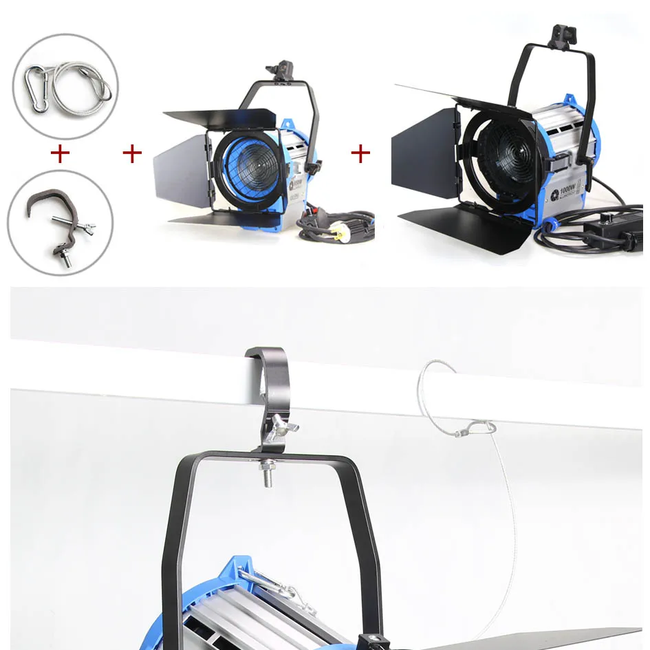 As ARRI Dimming 650WX2+ 1000WX2 диммер встроенный вольфрамовый Точечный светильник Френеля+ стандарт x4+ чехол светильник комплект для видео студийная фотография