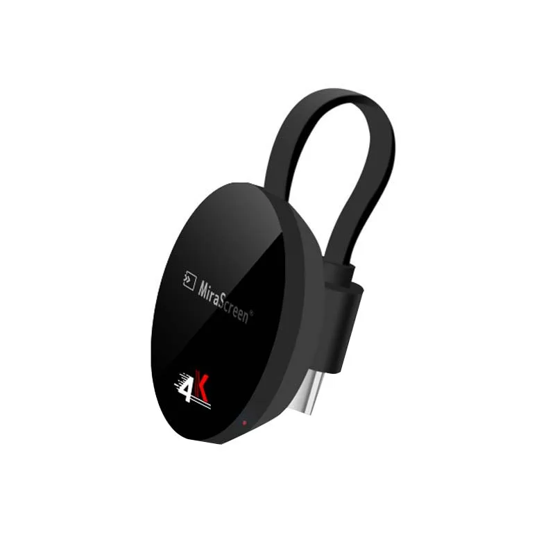 Black Mirascreen G7 Plus беспроводной дисплей 2,4/5G 4K Uhd зеркальное зеркало Miracast для Android беспроводной Wifi Дисплей ТВ ключ приемник Hd T - Цвет: Black