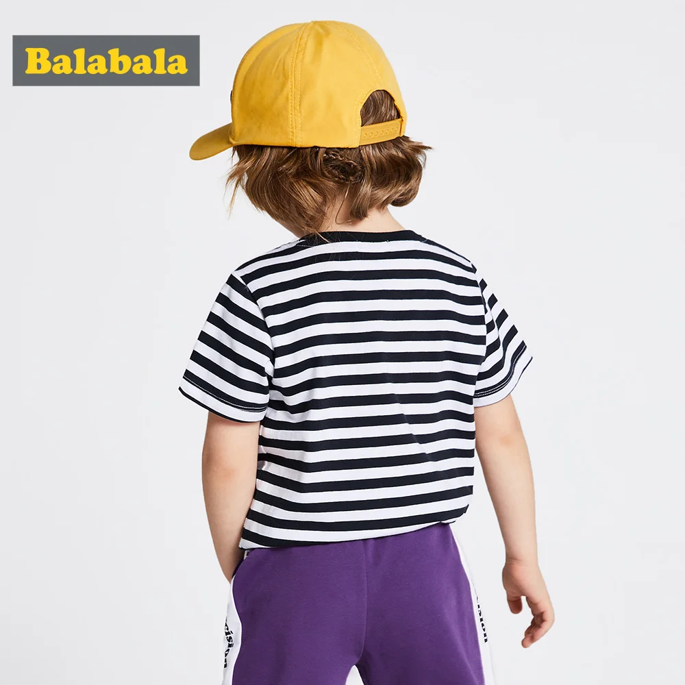 Футболка с коротким рукавом для мальчиков Balabala хлопковая футболка малышей