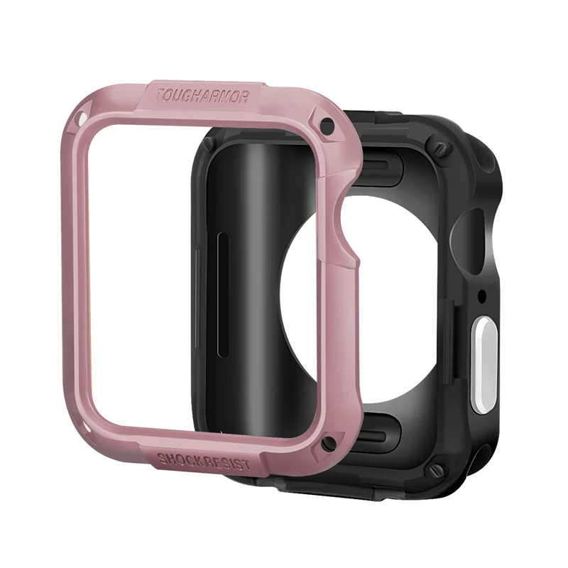 rose gold SGP защитный чехол s Чехол для Apple Watch чехол 44 мм 40 мм 42 мм 38 мм PC чехол для iwatch 4 3 2 1 анти-падение рамка оболочка аксессуары - Цвет: rose gold