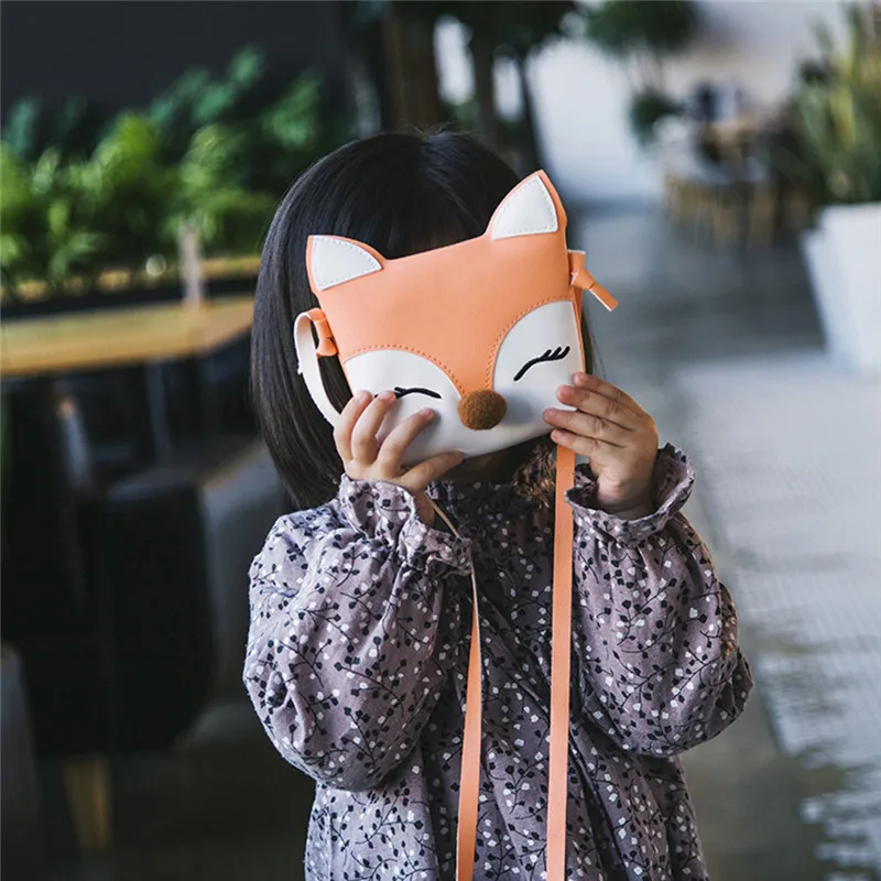 Детская сумка-мессенджер с милыми мультяшными животными на плечо 2019 детские