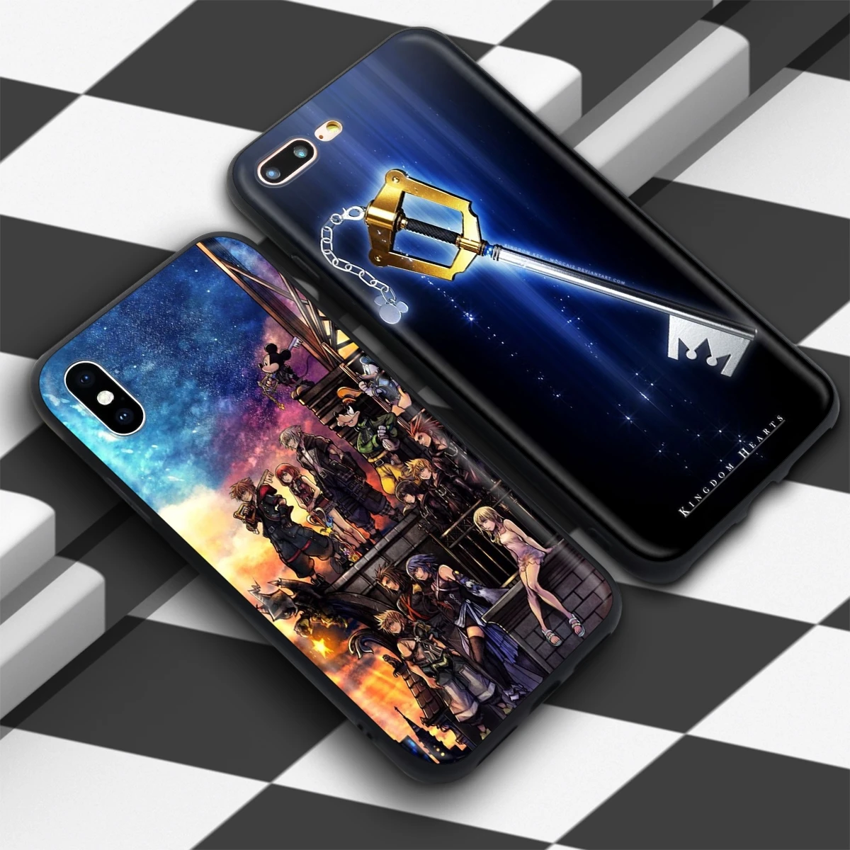 Чехол Lavaza с изображением героев аниме Kingdom Hearts для iPhone 12 mini 11 Pro XS Max XR X 8 7 6 6S Plus 5 5s