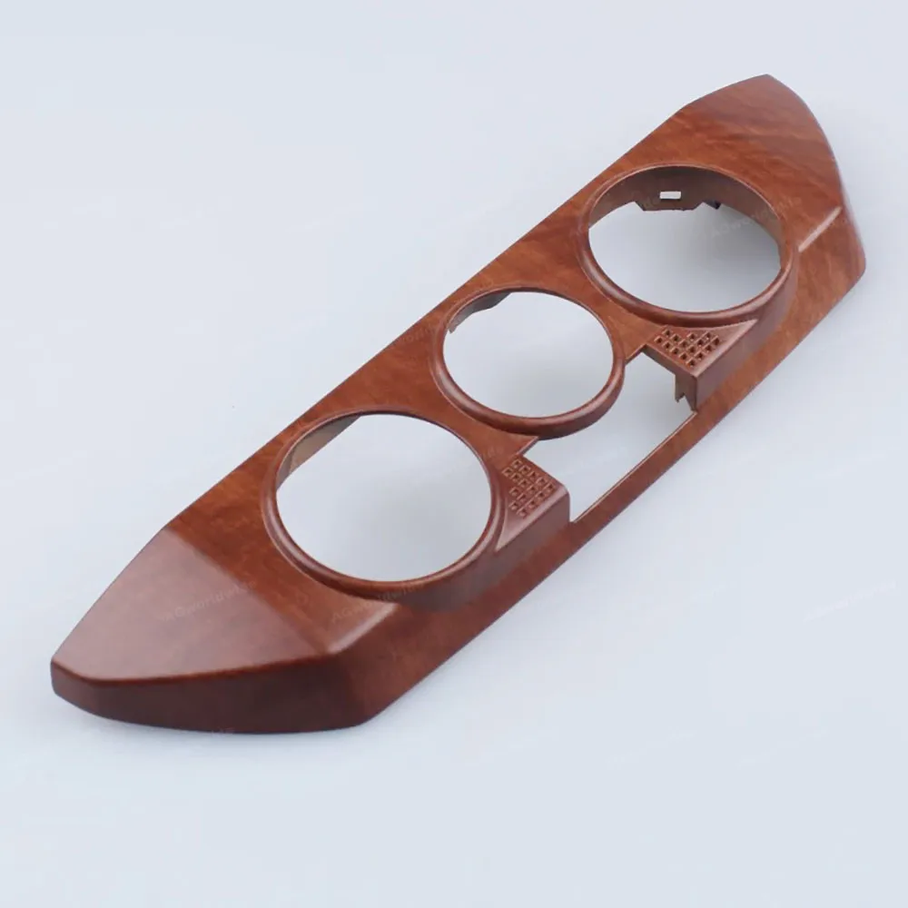 Mahogany style Черная передняя панель управления AC Нагреватель панель накладка Крышка для VW Polo 9N 2002 2004 2008 2010 6Q0820075C 1QA - Название цвета: Mahogany style