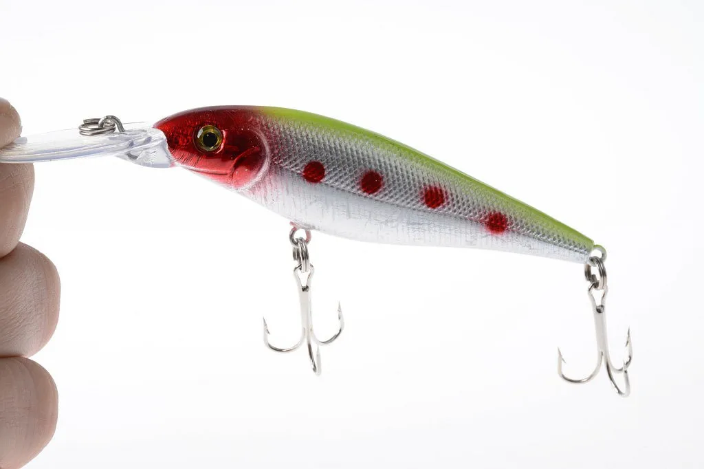 

1 шт. Воблер для мелкой рыбы Плавание морские рыболовные приманки на высоком каблуке 11 см/10g длинная губа Artificiais жесткий ИСОГД с 2 тройных крюч...