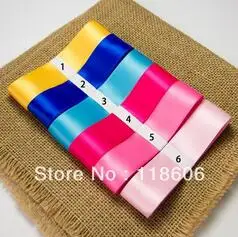 

Free Shipping Wholesale 2.5cm Ribbon DIY Handmade Trimmings Satin Ribbons