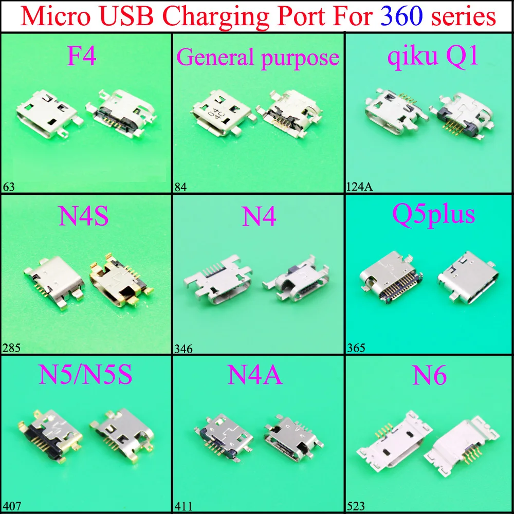 YuXi микро USB разъем мини для зарядки 360 F4 N4S N5/N5S N4A N4 Q5plus N6... | Мобильные телефоны и - Фото №1
