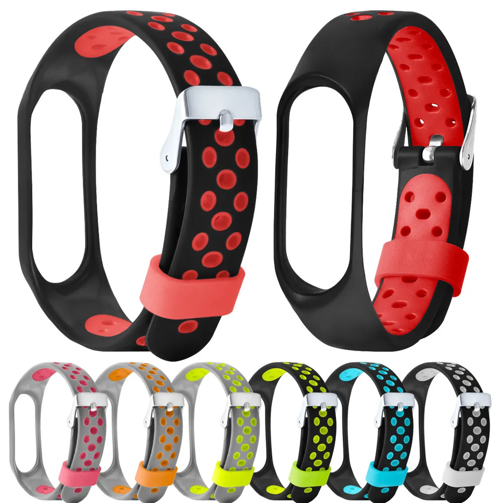 Мягкий браслет на запястье для Xiaomi Mi Band 3 Легкий силиконовый сменный