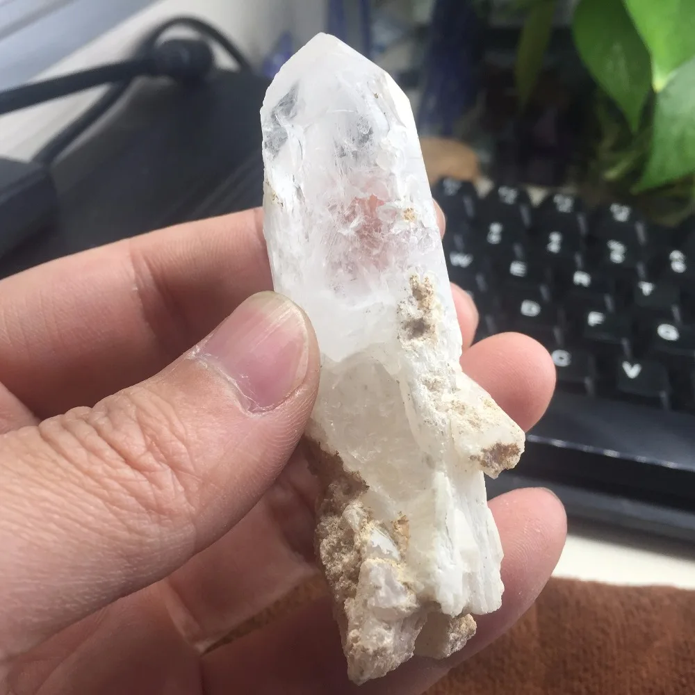 60g Natural Skeleton Quartz Crystal Stone Healing Minerals Wand Specimen #BH1044 | Дом и сад