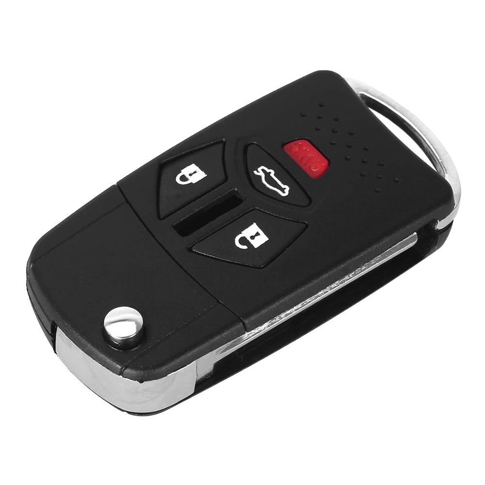 DANDKEY 4 кнопки складной пустой корпус для дистанционного ключа чехол 3 + 1 Mitsubishi Galant