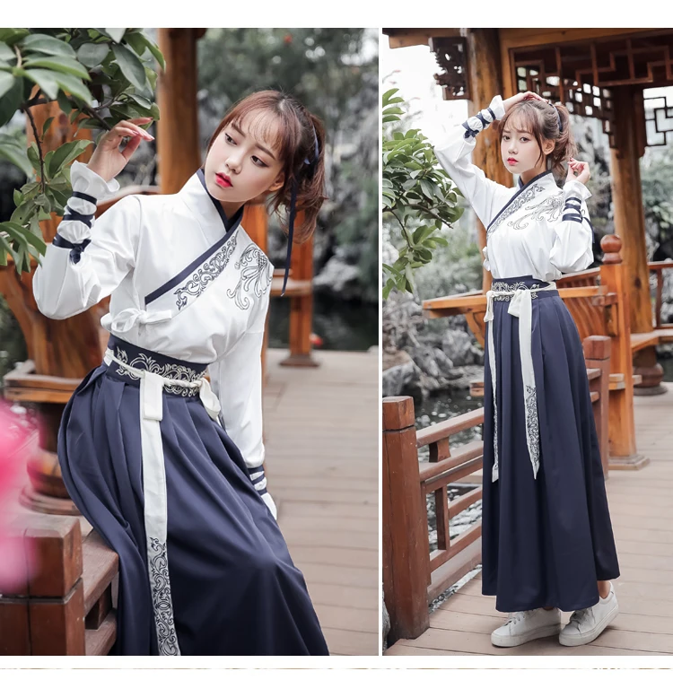 Женский китайский традиционный костюм Hanfu, платья, одежда, древнее платье феи Тан, одежда принцессы, костюмы для косплея, DL3235