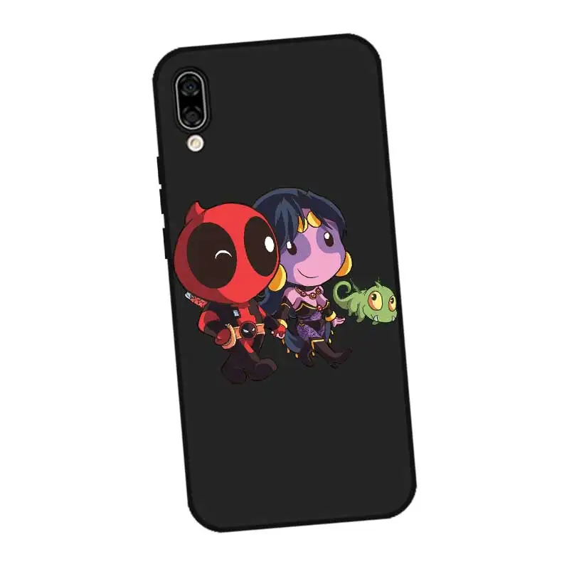 P039 Дэдпул уникальный черный силиконовый чехол для huawei Honor 8C 8X9 10 20i V10 V20 Note10 Max Lite