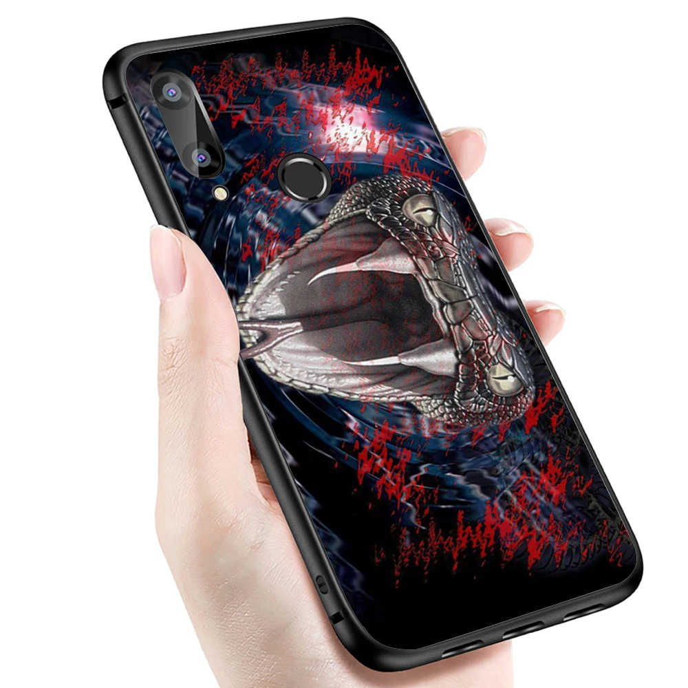 Черный ТПУ Мягкий Телефон футляр для Redmi 4x 6a Череп Змея Note 5 6 Pro задние чехлы |