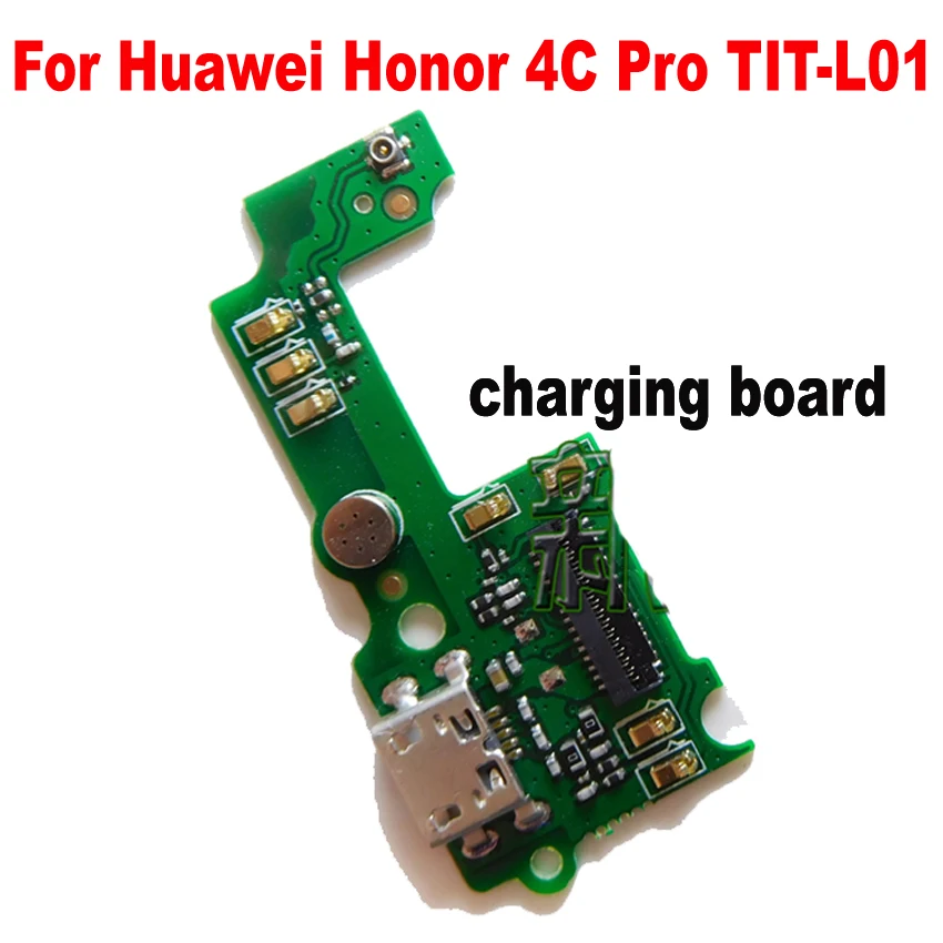 Замена для huawei honor 4c pro 4cpro TIT-L01 USB зарядное устройство зарядный порт док-разъем гибкий кабель модуль для платы микрофон