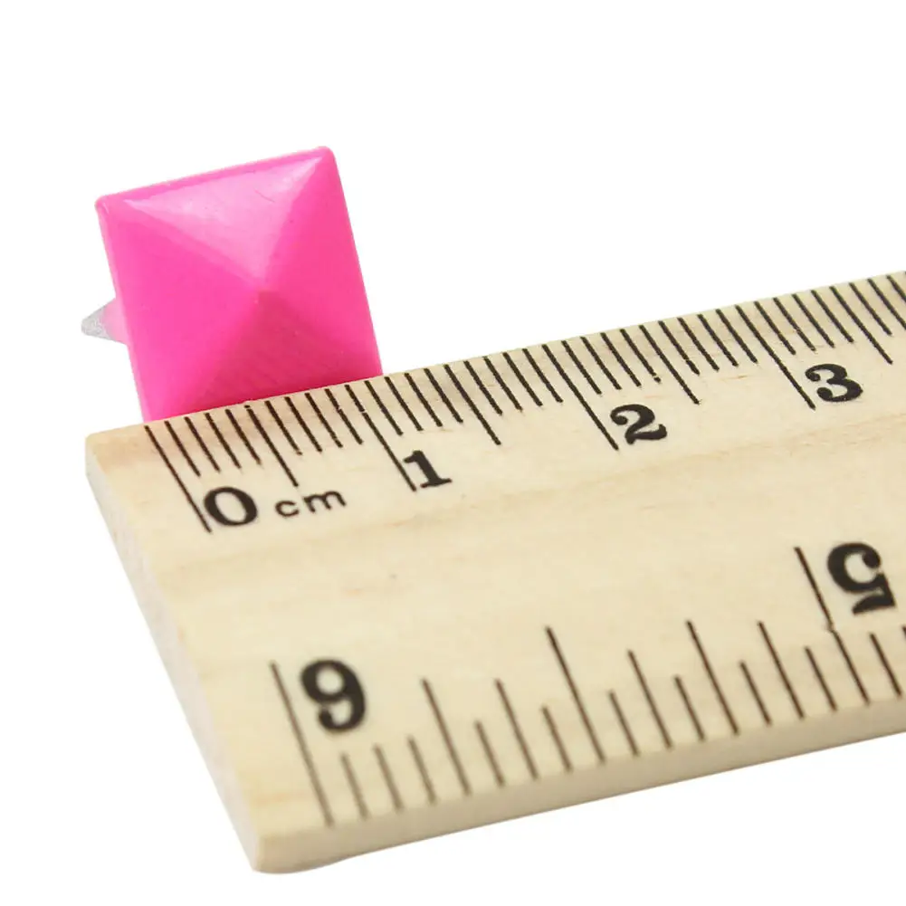 100x металлическая пирамида искусственная кожа аксессуары для рукоделия | Дом и