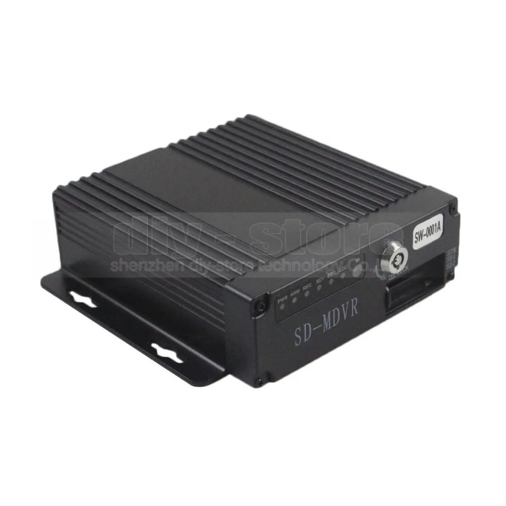 DIYKIT SD 4CH Автомобильный видеорегистратор 7 дюймов HD автомобильный монитор+ 4 x камера заднего вида ночного видения для грузовика, автобуса
