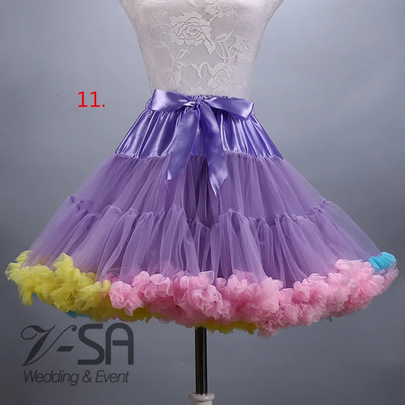 Wholesale Multi Color Short Petticoat Cheap Underskirt Jupon Rockabilly Soft Tulle Wedding Petticoats 2016 Accessories | Свадьбы и