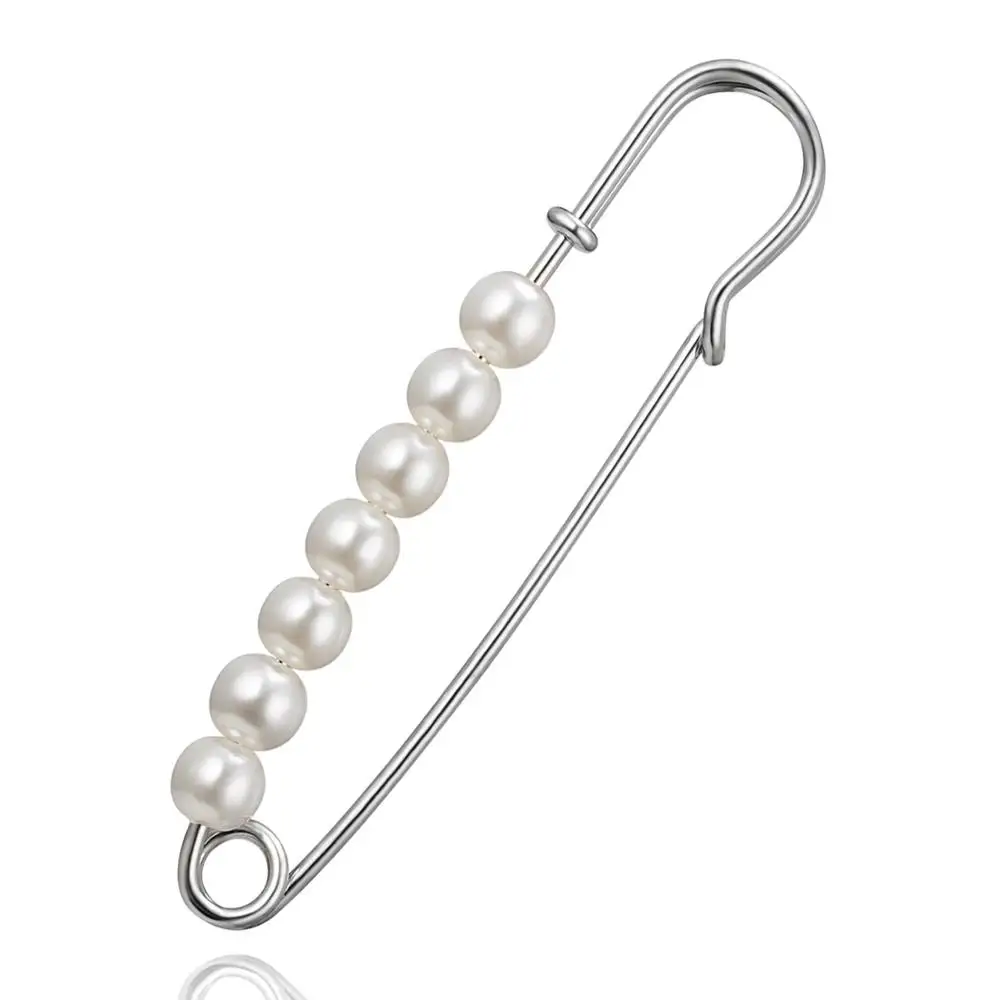 7 Rinhoo трендовая Винтажная брошь из искусственного жемчуга с большими бусинами, высокое качество, декоративная брошь для платья, женские свадебные украшения, подарок - Окраска металла: 7