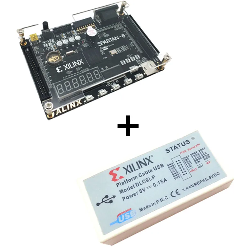Xilinx spartan 6 FPGA development kit FPGA spartan 6 XC6SLX9 макетная плата+ платформа USB кабель для загрузки XL014