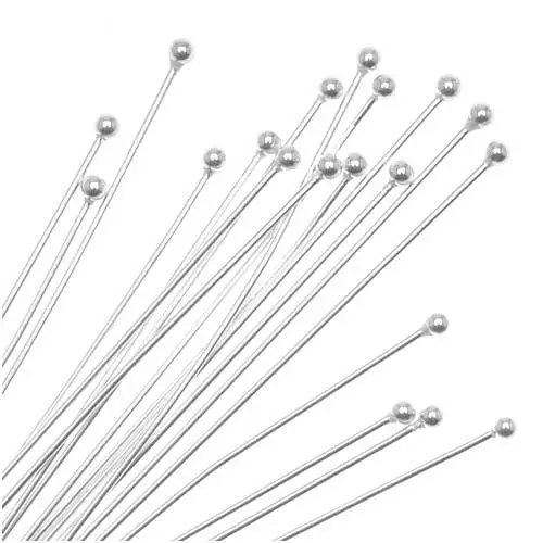 1000 шт. посеребренные шпильки для шаровой головки 30x0 5 мм (w00239)|pins findings|ball head pinshead pins
