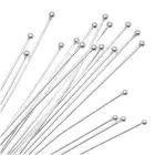 1000 шт. посеребренные шпильки для шаровой головки, 30x0,5 мм (w00239)