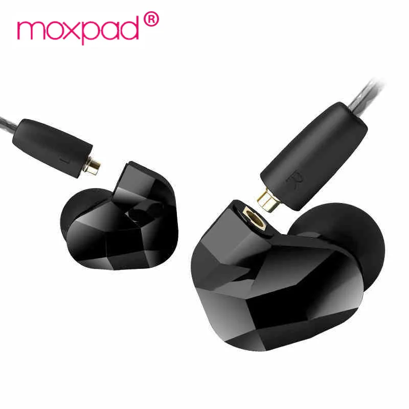 Moxpad X9 pro двойной Динамический драйвер профессиональные наушники с микрофоном