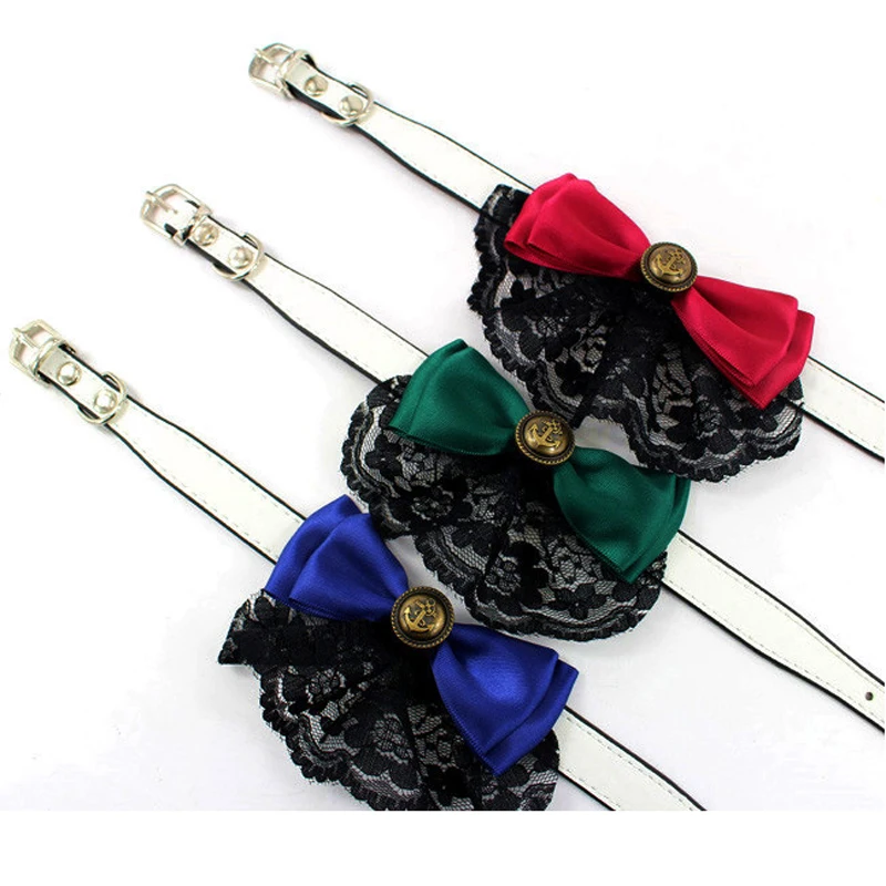 LAPLADOG 5 шт./лот высокое качество искусственная кожа ошейник для маленькой собаки