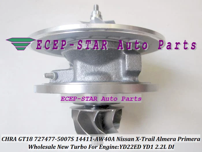 Картридж для турбокомпрессора GT1849V 727477 5006S 5007S Турбокомпрессор NISSAN X Trail Almera