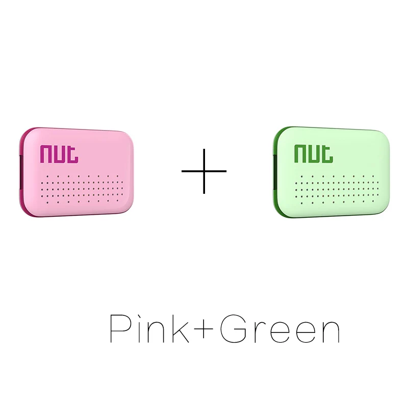 Nut3 мини-Поисковый брелок, гайка itag Bluetooth трекер локатор багажный кошелек телефон ключ поисковый радиомаячок Обновление от гайки 2 - Цвет: Pink and Green