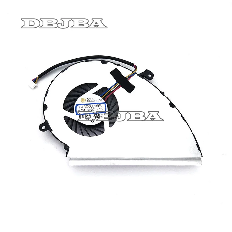 Вентилятор охлаждения GPU для ноутбука MSI GE72VR GP72VR PAAD06015SL N372 4PIN|Охлаждающие