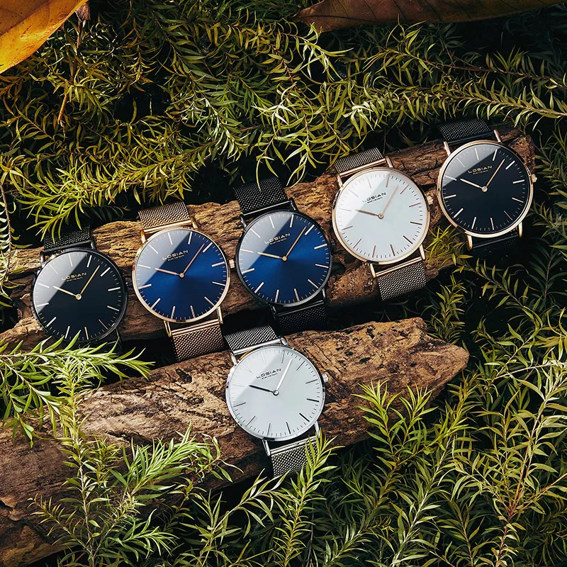 Минималистичные часы horloge mannen relogio masculino a prova d agua мужские часы водонепроницаемые из нержавеющей стали Роскошные повседневные
