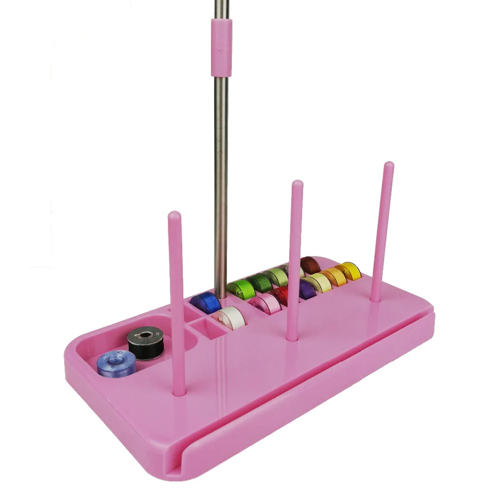 Держатель катушек Simthread Пластиковый Регулируемый держатель с 3 нитью для вышивки