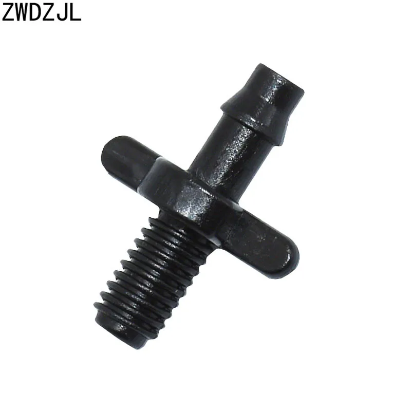 

Irrigation 1/4" threaded connector barbed 4/7 garden hose splitter adapter Greenhouse irrigation PE hose water diverter 500pcs