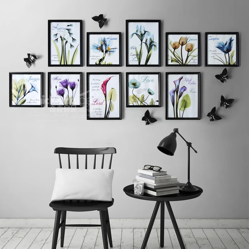 Набор деревянных рамок для фотографий свадебное украшение настенное дома