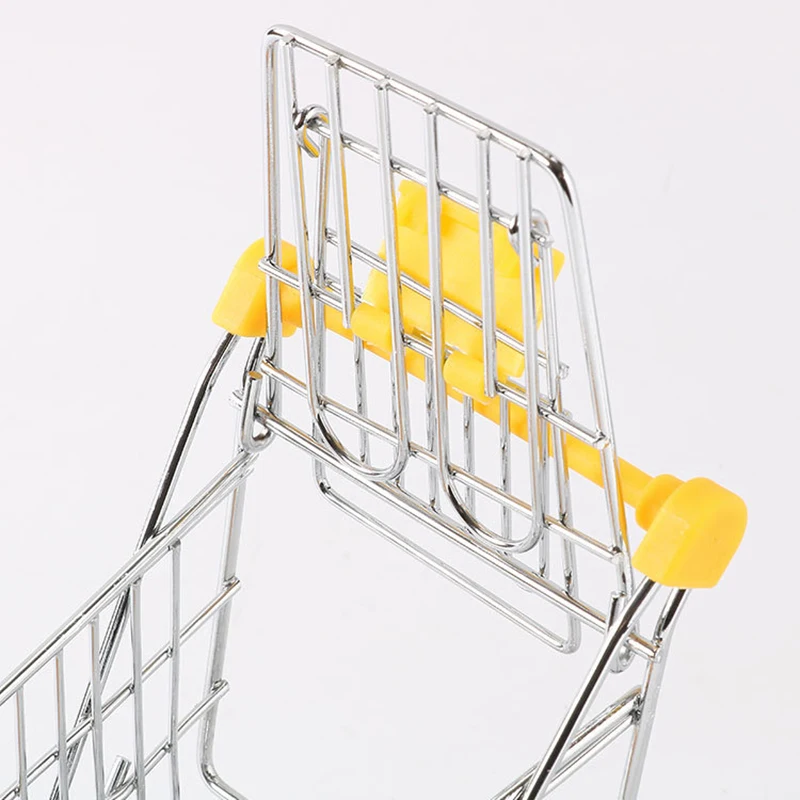 1 шт. мини металлическая игрушка для покупок тележки маленьких домашних животных