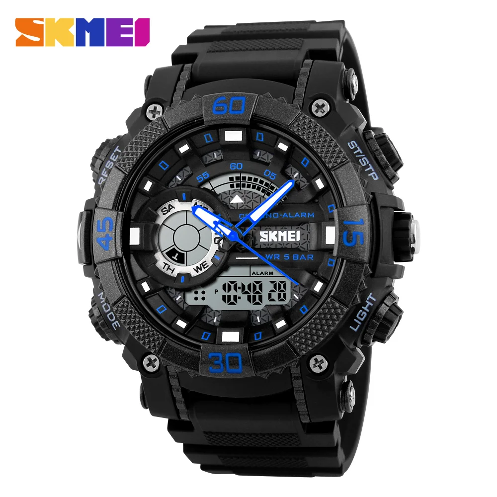 Mens Watches Top Brand Luxury Men Military Army Watches LED Digital Analog Quartz Watch Sports Montre Homme Relogio Masculino readeel luxury brand military watches men quartz analog canvas clock man sports watches army military watch relogios masculino