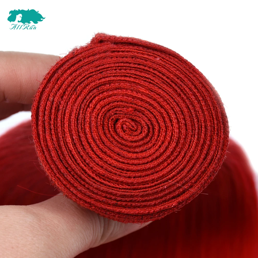Allrun малазийские прямые волосы переплетения пучки двойной уток 3 пучка