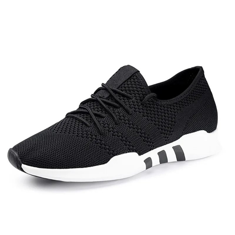 Fashion Comfortable Lightweight Casual Mesh Sport Shoes with Hidden Insole Height Increase 6 CM Elevator Sneakers for Men |