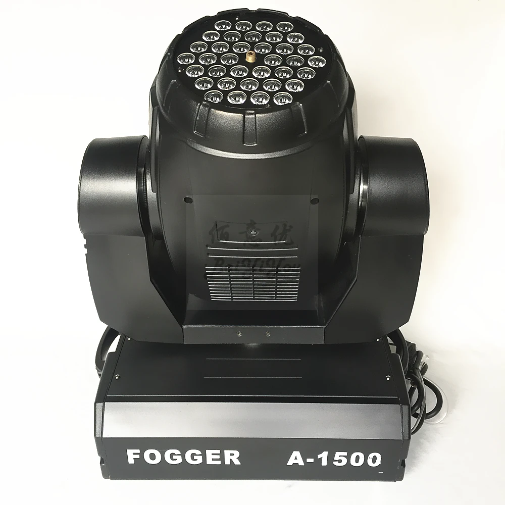 4x диско ди джей мощная 36pcs RGB светодиодный дымовая машина 1500 Вт перемещение головы