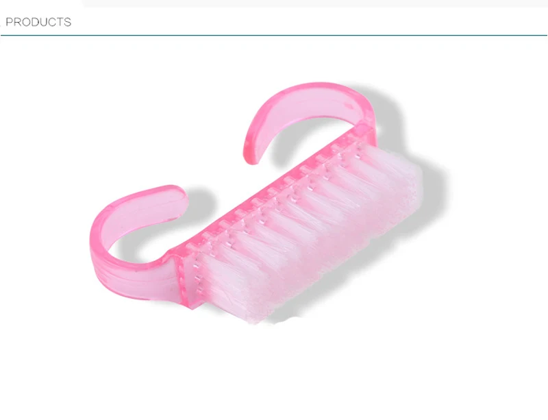 Пластиковая щетка для маникюра и педикюра с пылью ногтей 50 шт./лот инструменты