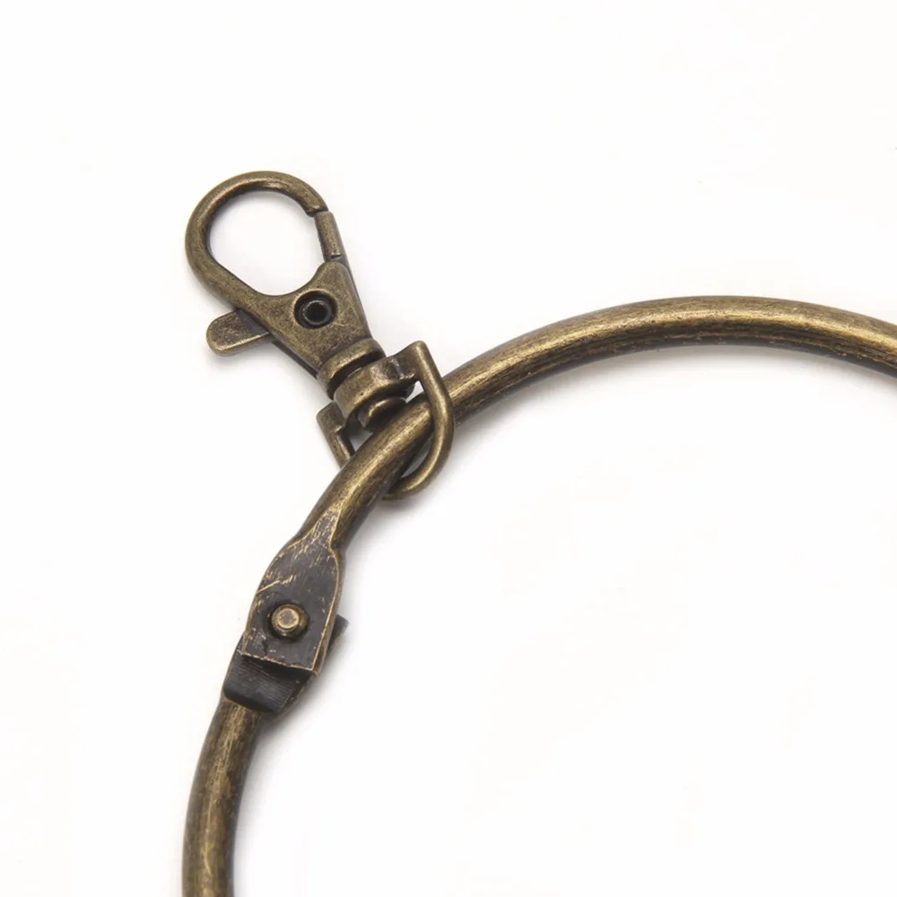 Брелок для ключей зажимы застежка на крючок большое кольцо Сплит сделай сам