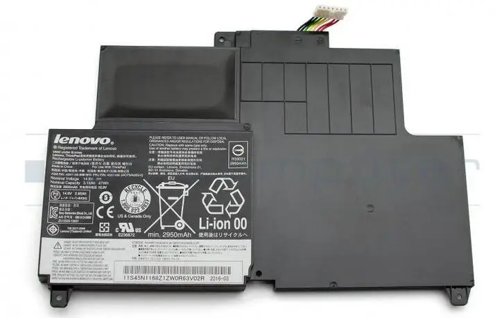 Новый оригинальный аккумулятор для LENOVO 45N1169 45N1092 45N1093 45N1094 45N1095 4ICP5/42/61-2 14 8 в 47 Втч/3180
