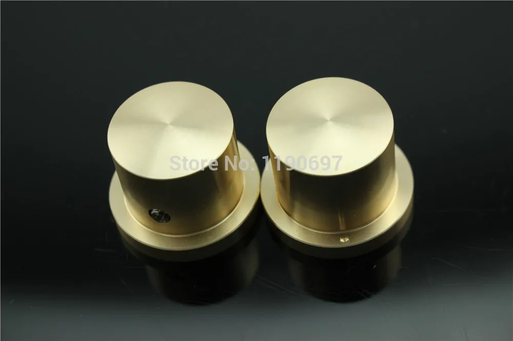 Золотая алюминиевая ручка регулятор громкости Ручка потенциометра 28 мм * 22