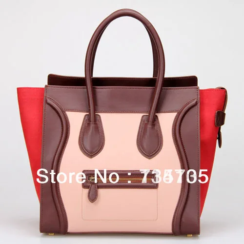 New Fashion 2013 CL Womens brand cross body handbag shoulder bags Genuine Leather retro smile free shipping | Багаж и сумки