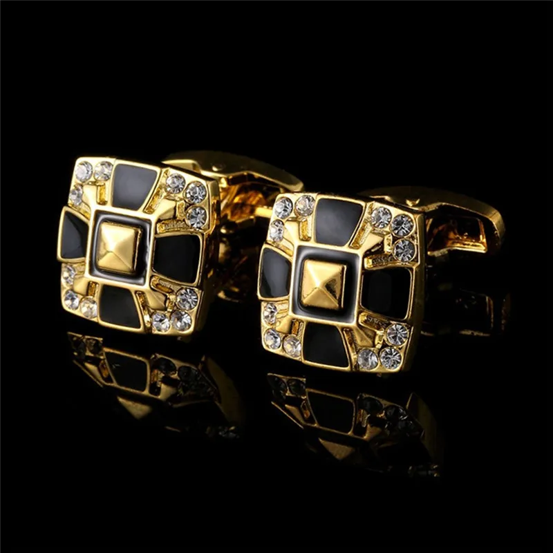 High-end Men's Shirts Cufflinks Collection Accessories Classic Man Fashion Design Carving Luxury Cufflink Buttons 9 Styles | Украшения