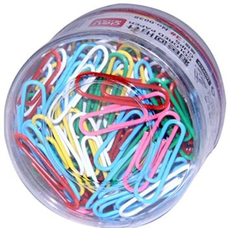 

160 STKS Deli Mini Metalen Bindmiddel Papier Klembord Clips Paperclips school Kantoor Accessoires Organizer