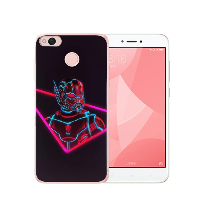 Для Xiaomi Mi Redmi 3S Pro 4X 4A 5A 5 Plus Note 3 4 6 6A A1 5X A2 6X Lite 8 Pocophone F1 чехол Cool Iron Man Marvel Hero |