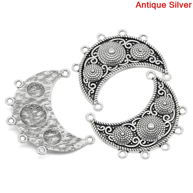 8 сезонов богемные металлические соединители фурнитура в виде полумесяца