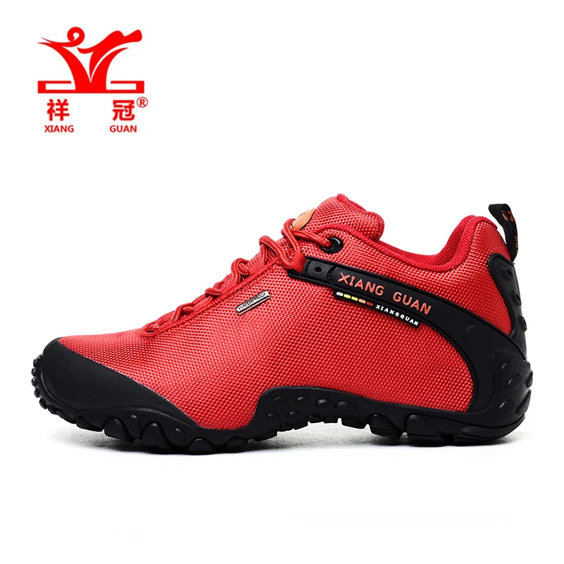 2017 Женская Уличная обувь водонепроницаемая Спортивная синие/красные дышащие